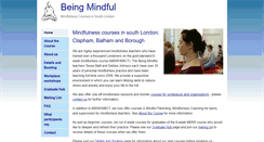 Desktop Screenshot of beingmindful.co.uk